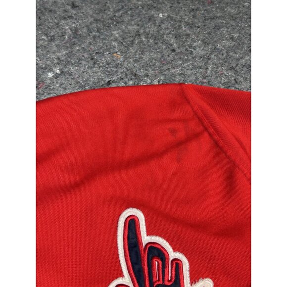 Vintage DELF New York Baseball Jersey Men's Button Up Red Embroidered #23 XXL - Picture 7 of 11